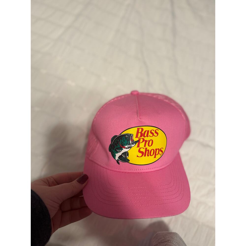 New Bass Pro Shops Light Pink Trucker Hat Cap Adjustable
